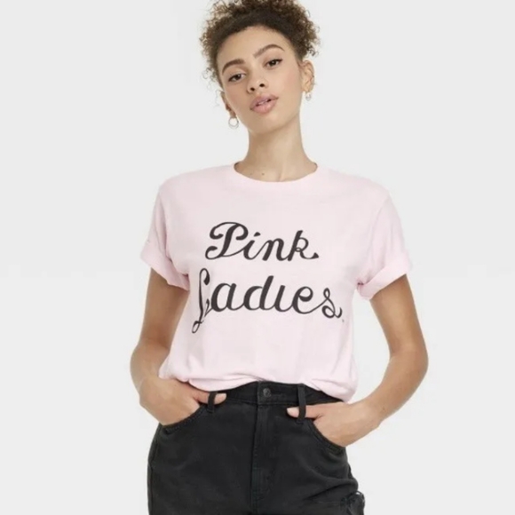 Grease PINK LADIES T Shirt Size L - Picture 6 of 7